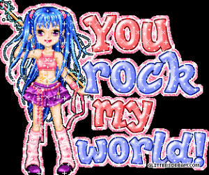 lovecomment you rock my world