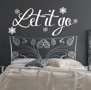 Details about Let It Go Wall Sticker Quote /Wall Decal / Disney ...
