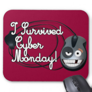 Survived Cyber Monday Mouse Pads