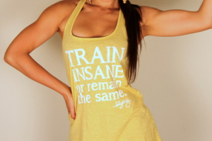 Train Insane or Remain the Same Tank in Sunshine