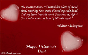Valentines Day Poems Cards, Romantic Poems for Valentine