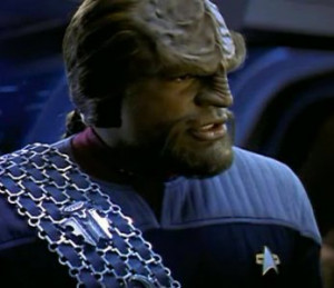 Because Mr. Worf was one of my favorite characters on Star Trek TNG ...