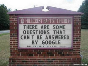 list of funny church signs for finding all last name that fall sayings ...