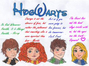 The Big Four: Hogwarts and Their Quotes to live by by mynameisshutup