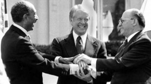 Menachem Begin & Anwar Sadat Begin Peace Negotiations at Camp David ...