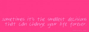 Pink Life Quote {Life Quotes Facebook Timeline Cover Picture, Life ...
