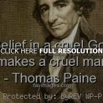 ... quotes, sayings, witty, brainy, belief, god thomas paine, quotes