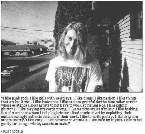 Kurt Cobain said it best