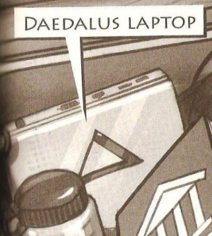 Annabeth's trunk Daedalus' laptop