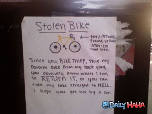 Drunk Guy Steals Bike Funny