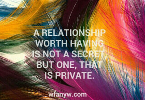relationship worth having