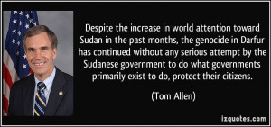 Despite the increase in world attention toward Sudan in the past ...