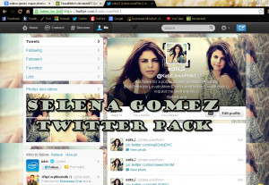 Selena Gomez Twitter Pack...