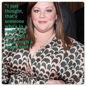 Melissa McCarthy, responding to the critic who called her a 