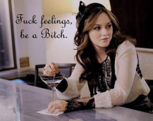 When Blair says it, you do it, k?