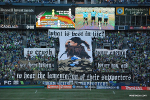 ... lamentations of their supporters” It’s a quote from Conan. Here is