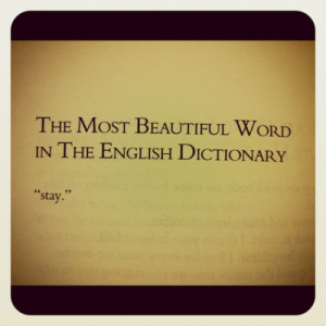 the most beautiful word in the english dictionary