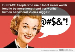 People who use swear words - Fun fact about people who use a lot of ...
