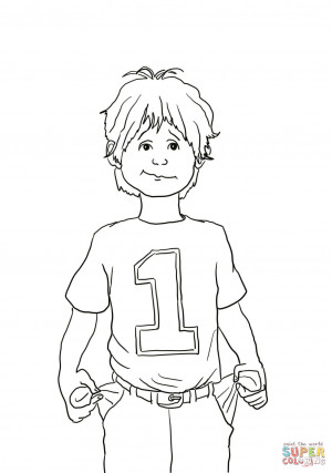 Alexander and the Terrible Horrible no Good Very Bad Day coloring page