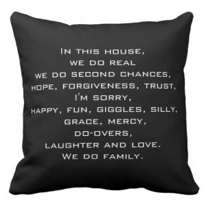 In this House Quote Throw Pillow from Zazzle.com