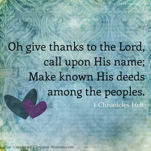 Bible Verses About Being Thankful