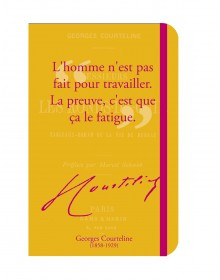 quote of large notebook entre guillemets with a quote of georges ...