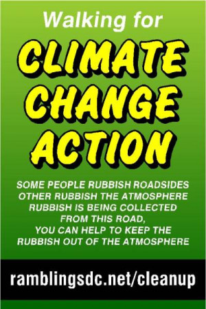 Walking for climate change awareness: cleaning up the roadsides at the ...