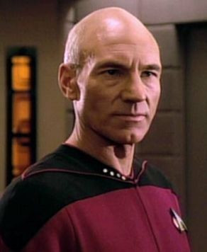 jean luc picard played by patrick stewart in the tv series star trek ...