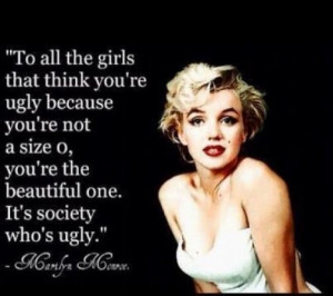 ... it up with this crap (that Marilyn Monroe did not say, by the way