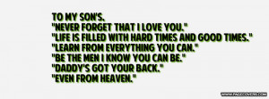 Heaven Quotes Facebook Cover