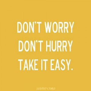 Sometime you need to be slow