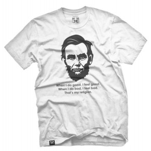 Abraham Lincoln Quote T Shirt | Justice 55 http://www.justice55.org ...