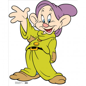 Seven Dwarfs Dopey -Lifesized Standup | PartySuppliesDelivered