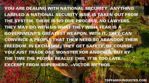 Top Quotes About Security And Freedom