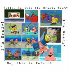 Love you - a quote by patrick star :D - Polyvore