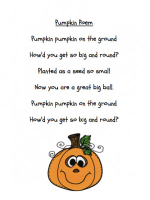 Here's a pumpkin poem for you (the extremely cute graphics are by The ...