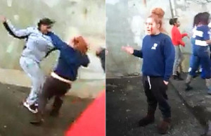 Bloody Queens girl-fight egged on by pals videotaping on smartphones ...