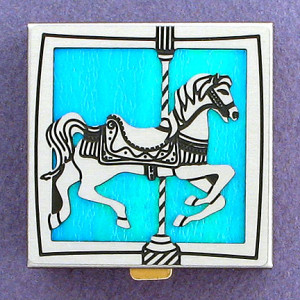 Carousel Horse Pill Case - Click to Select Colors