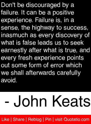 ... we shall afterwards carefully avoid. - John Keats #quotes #quotations