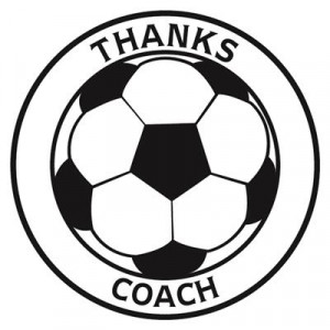 Soccer Thanks Coach