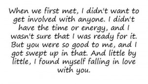 ... , Sweetest Guy Quotes, When We First Met Quotes, Im Glad I Met You