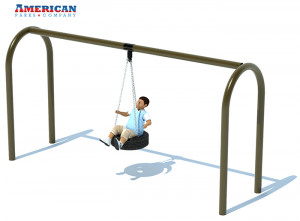 Arch Tire Swing Frame - 1 Bay