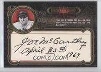 2007 sp legendary cuts quotation cuts # q jm joe mccarthy 109 $ 120 25