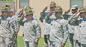 Drill sergeants and support staff from Military Transition Team Class ...