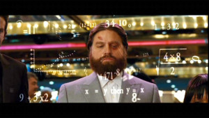 Rain man shit going on