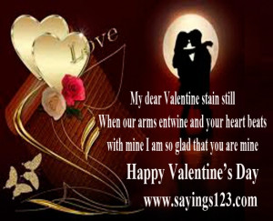 My dear Valentine stan still