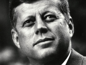 This 1963 file photo shows former US President John F. Kennedy, who ...