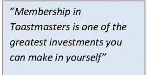 Toastmasters Quote