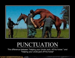 Importance of punctuation