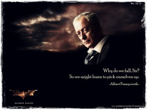 Rachel Dawes, looking at the ruins of the burned down Wayne Manor ...